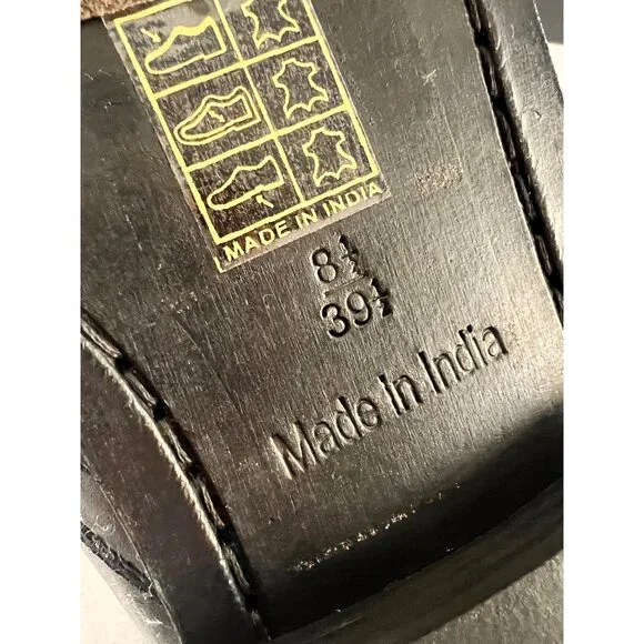 New Free People Black Leather Easton Equestrian Ankle Boots size 8.5 - Picture 8 of 9